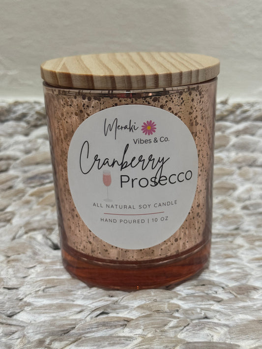Cranberry Prosecco | Soy Wax Candle